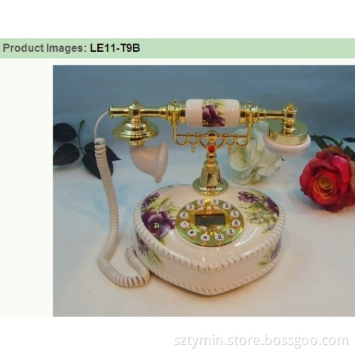 Compatible with FSK and DTMF caller systems antique phone